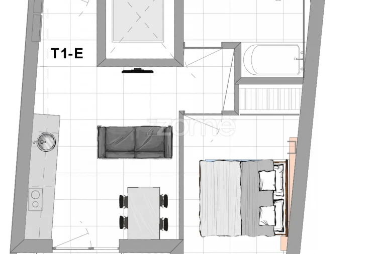 Apartamento T1 para Venda em Cantanhede e Pocariça Foto 14