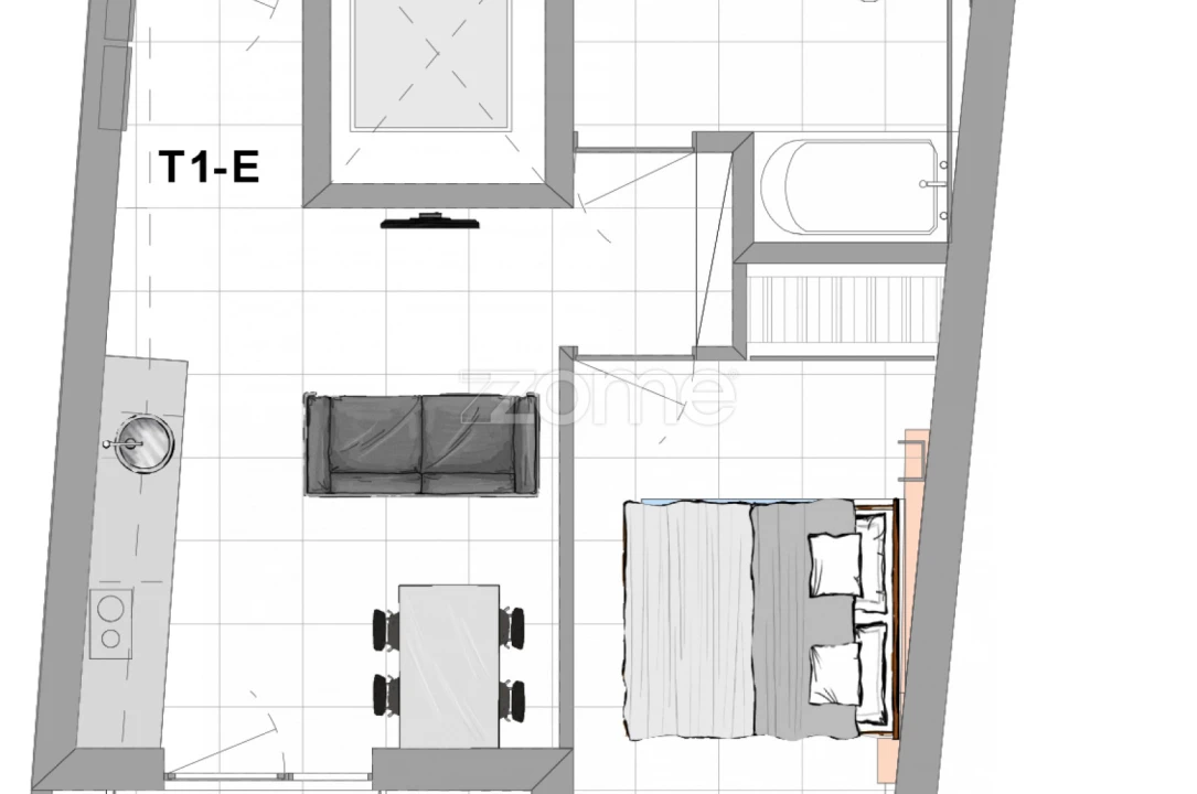 Apartamento T1 para Venda em Cantanhede e Pocariça Foto 11