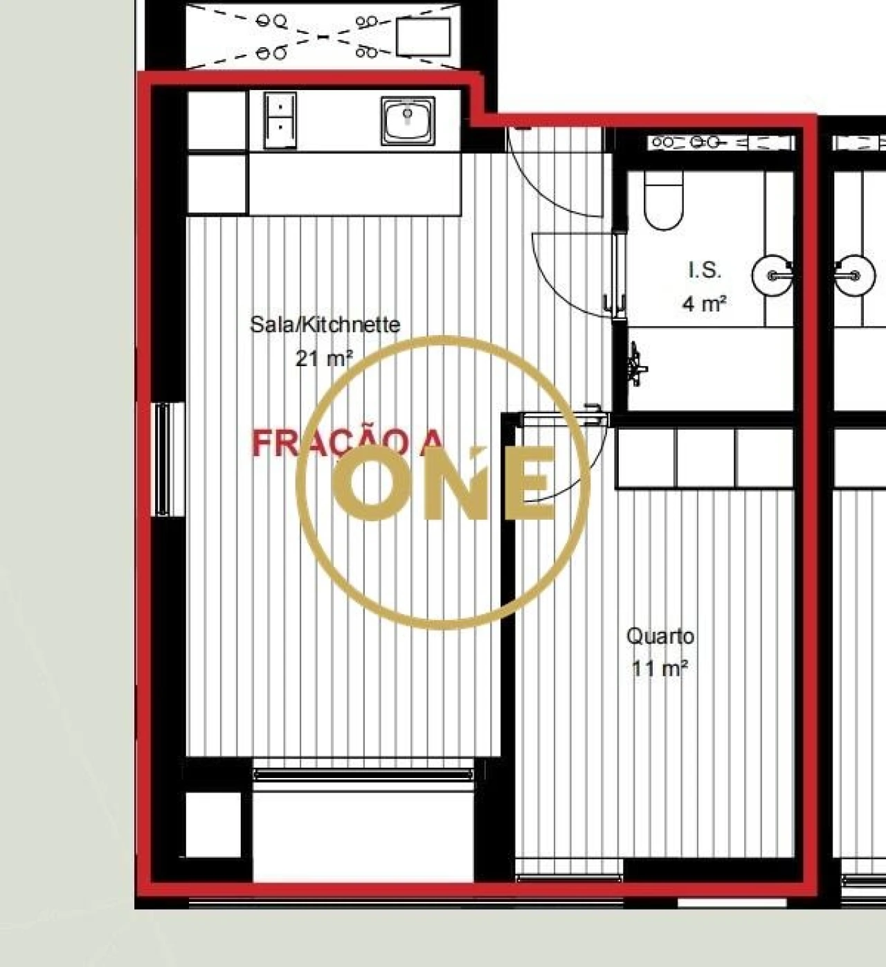 Apartamento T1 para Venda em Vila Nova de Famalicão e Calendário Foto 1
