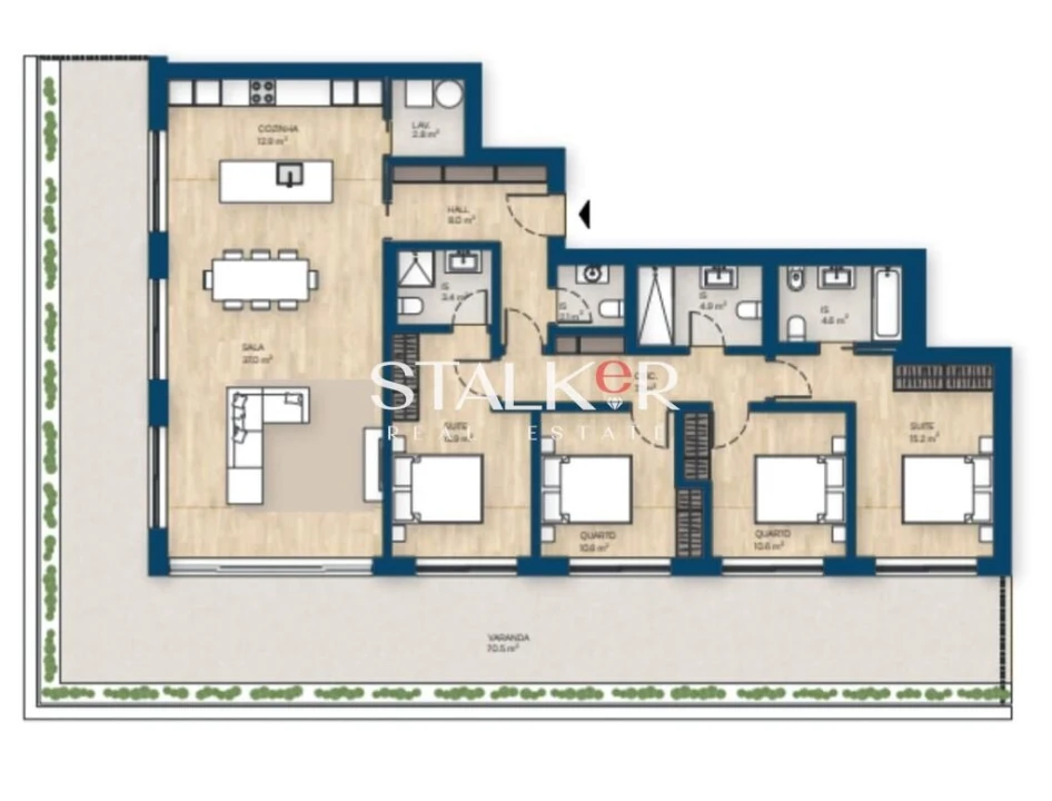 Apartamento T4 para Venda em Canidelo Foto 35
