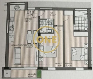 Apartamento T2 para Venda em Paranhos