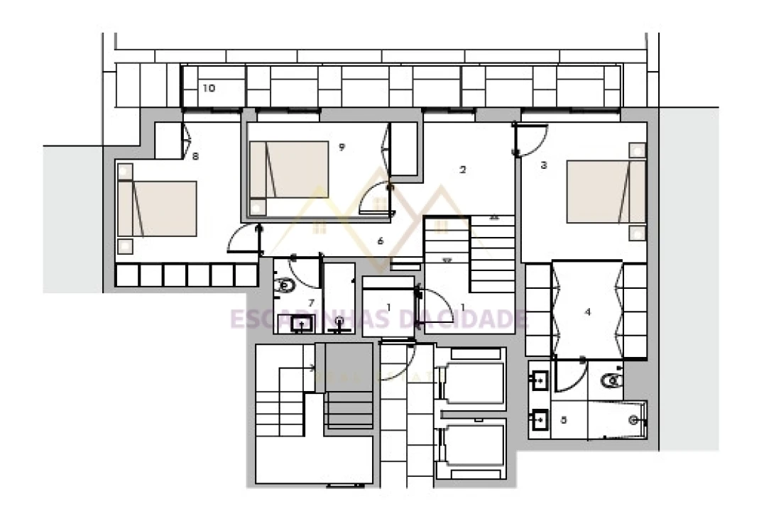 Apartamento T3 para Venda em Avenidas Novas Planta 2