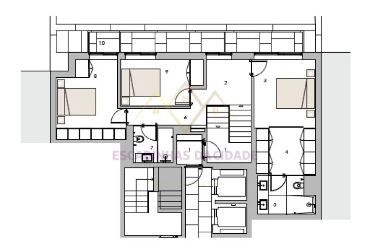Apartamento T3 para Venda em Avenidas Novas Planta 2