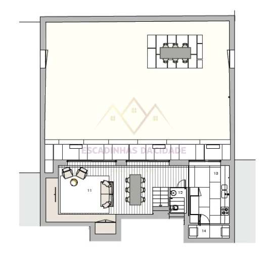Apartamento T3 para Venda em Avenidas Novas Planta 1