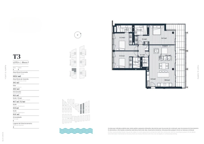 Apartamento T3 para Venda em Marvila Planta 1