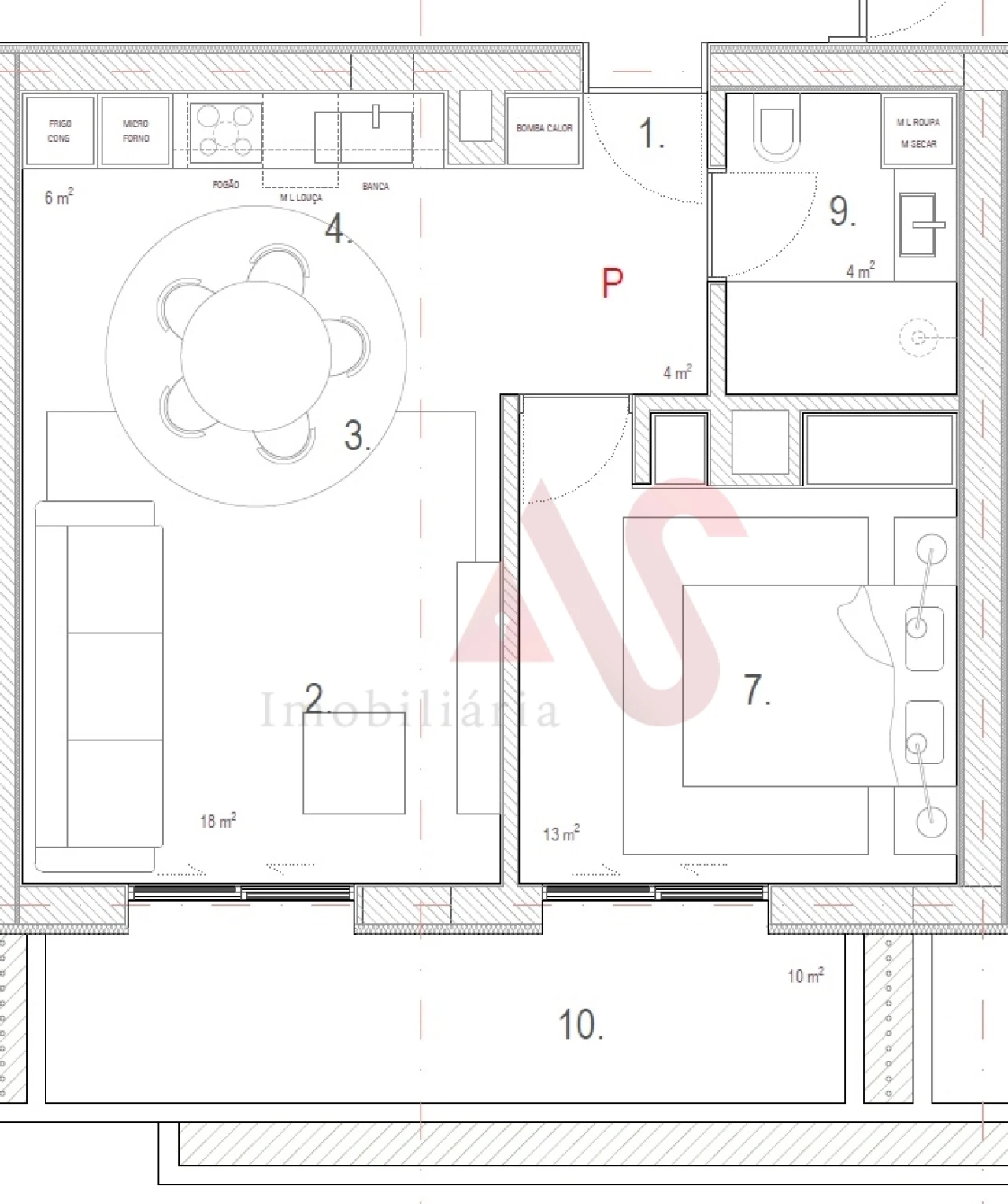 Apartamento T1 para Venda em Meixomil Foto 15