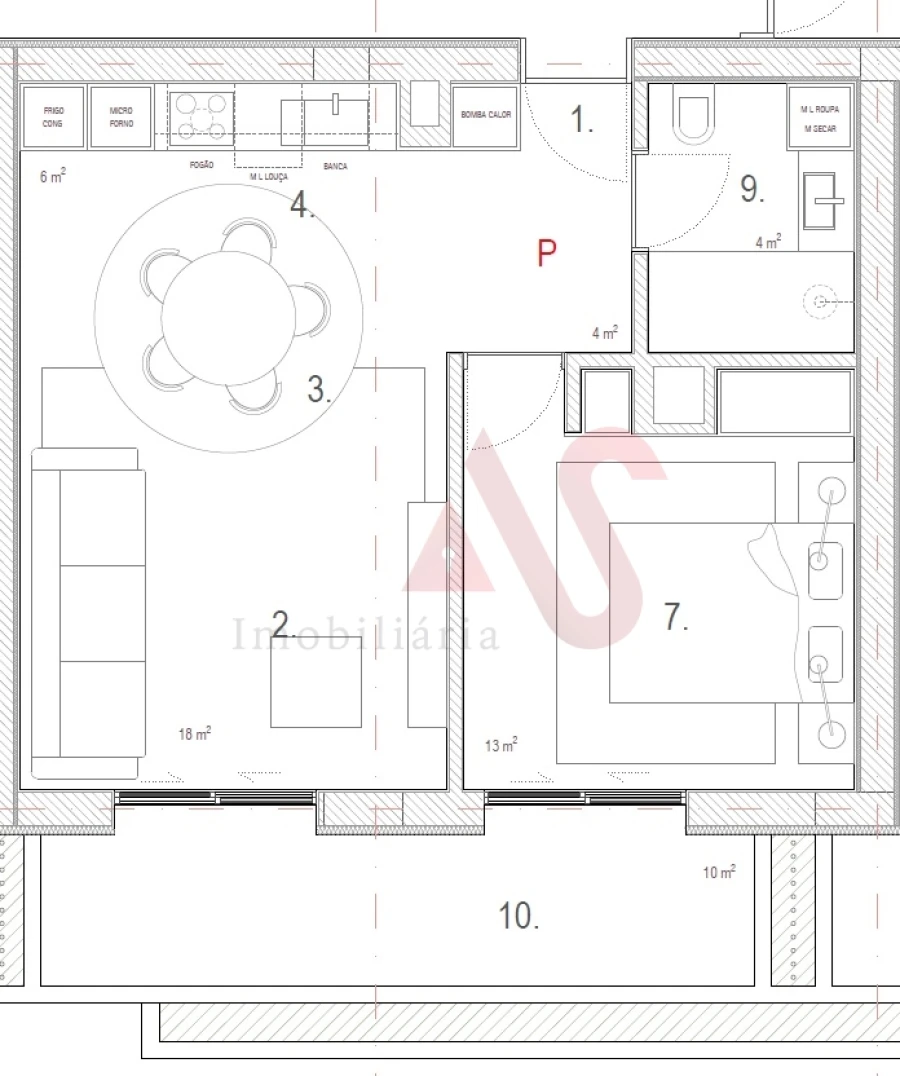 Apartamento T1 para Venda em Meixomil Foto 15