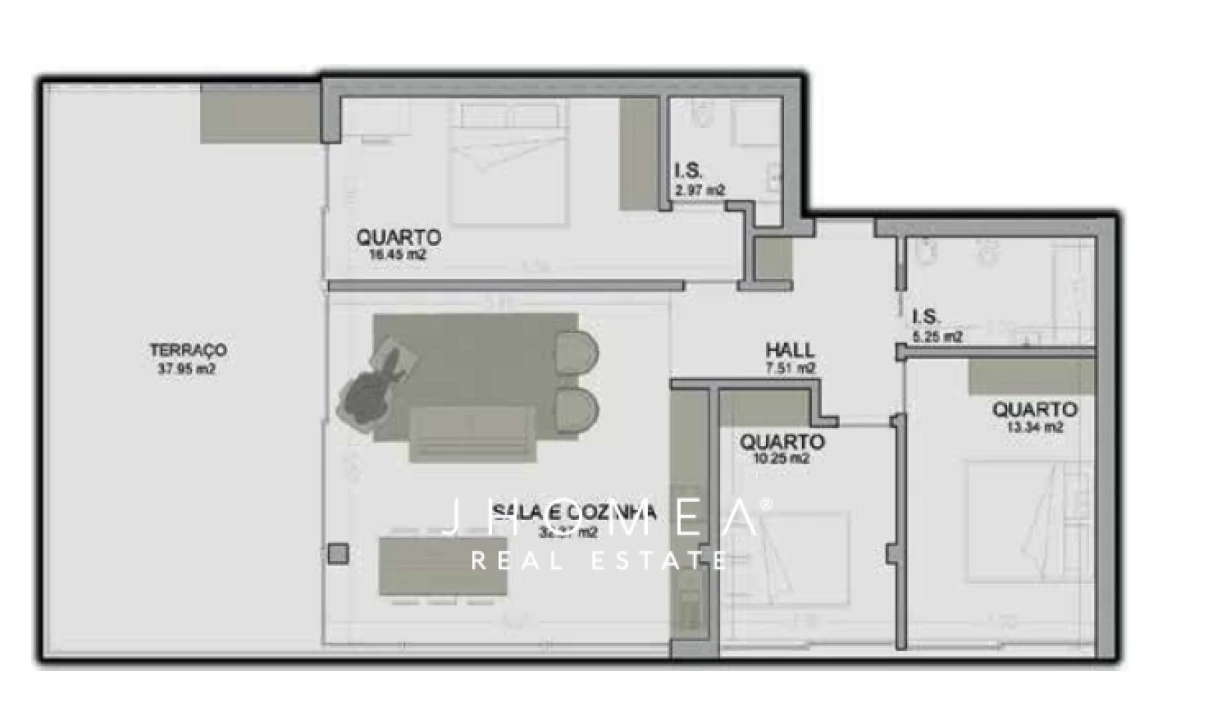 Apartamento T3 para Venda em Gafanha da Boa Hora Foto 3