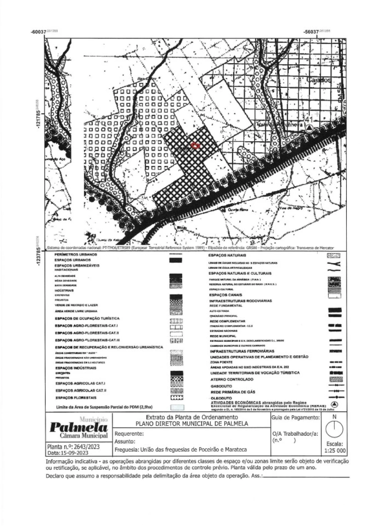 Terreno Comércio / Armazém para Venda em Palmela Planta 2