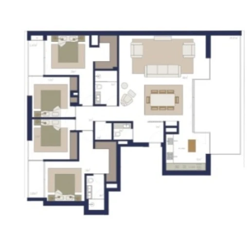Apartamento T4 para Venda em Matosinhos e Leça da Palmeira Planta 3