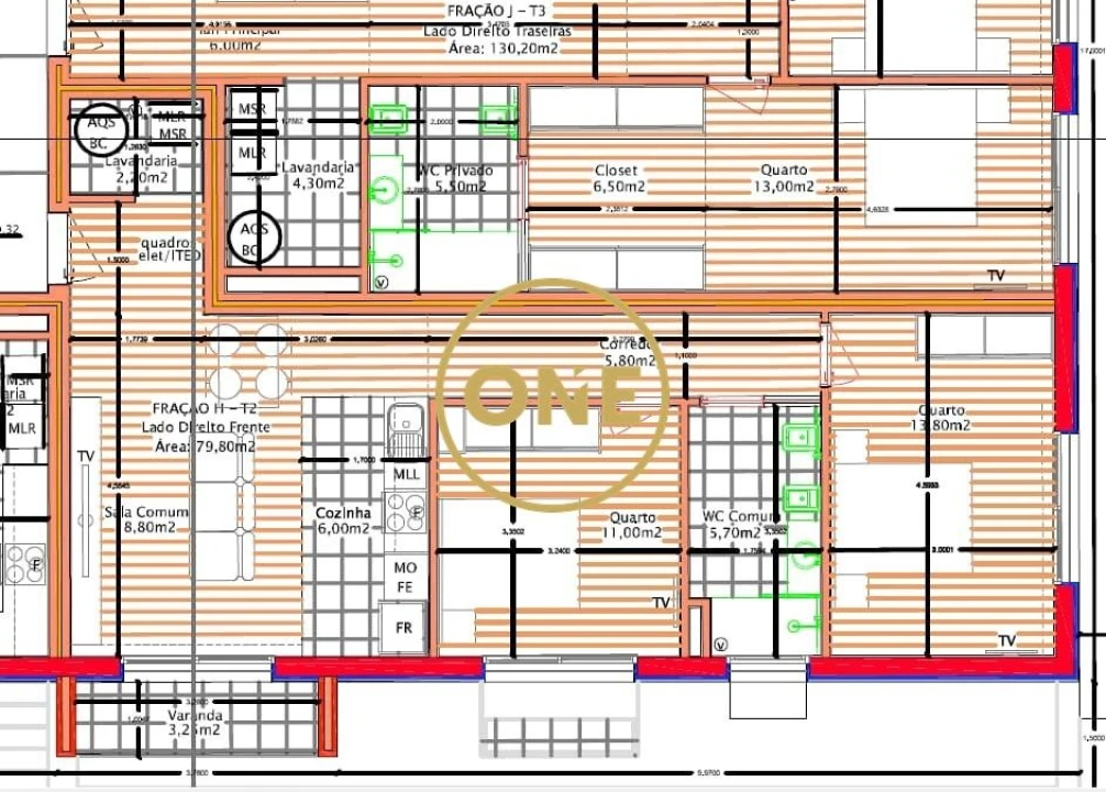 Apartamento T2 para Venda em Nine Foto 11