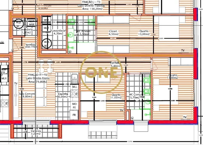 Apartamento T2 para Venda em Nine Foto 11