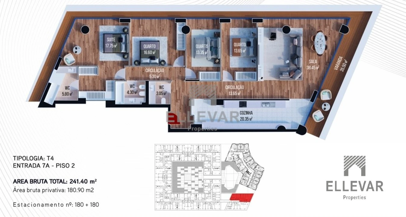 Apartamento T4 para Venda em Funchal (Se) Foto 17