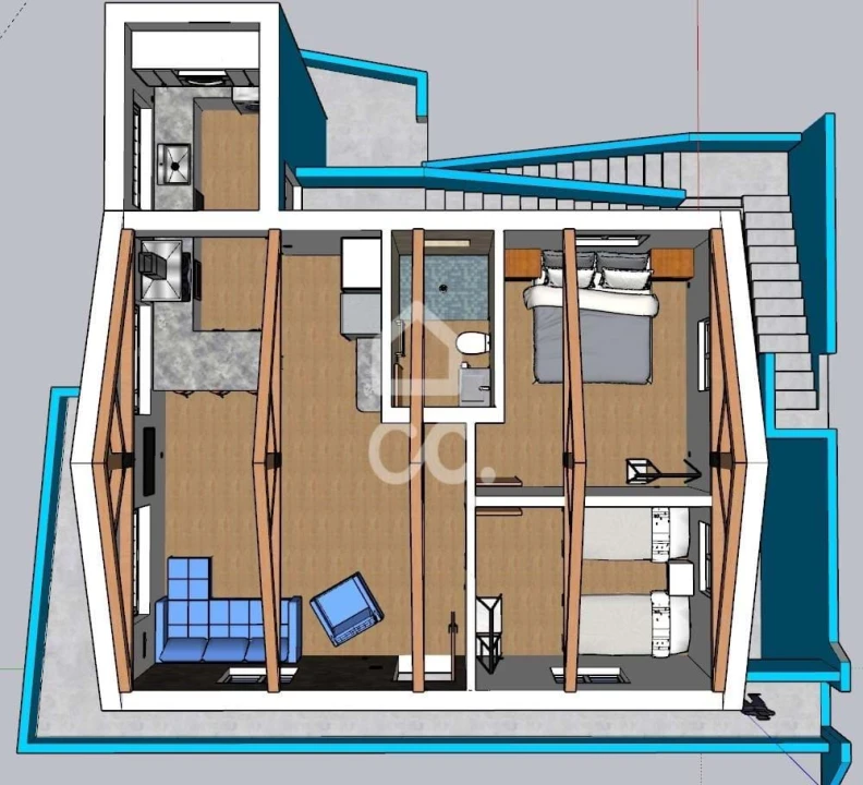 Moradia T2 para Venda em Feteira Foto 20