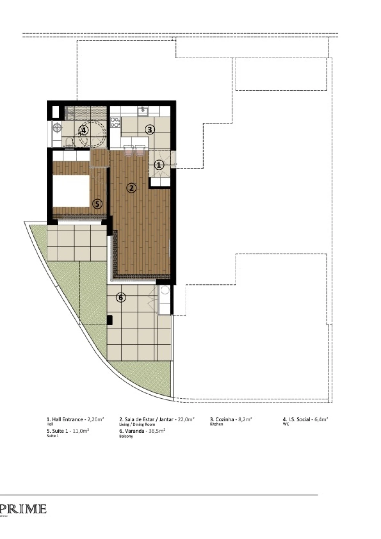 Apartamento T1 para Venda em São Martinho Foto 12