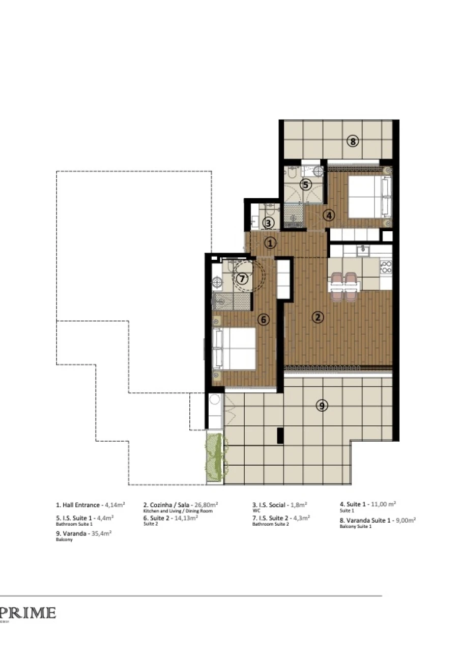 Apartamento T2 para Venda em São Martinho Foto 13