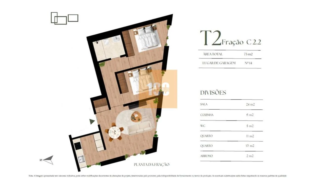Apartamento T2 para Venda em Campanhã Foto 25