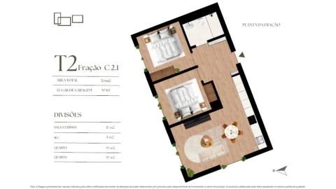 Apartamento T2 para Venda em Campanhã