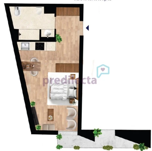 Apartamento T0 para Venda em Paranhos Foto 10