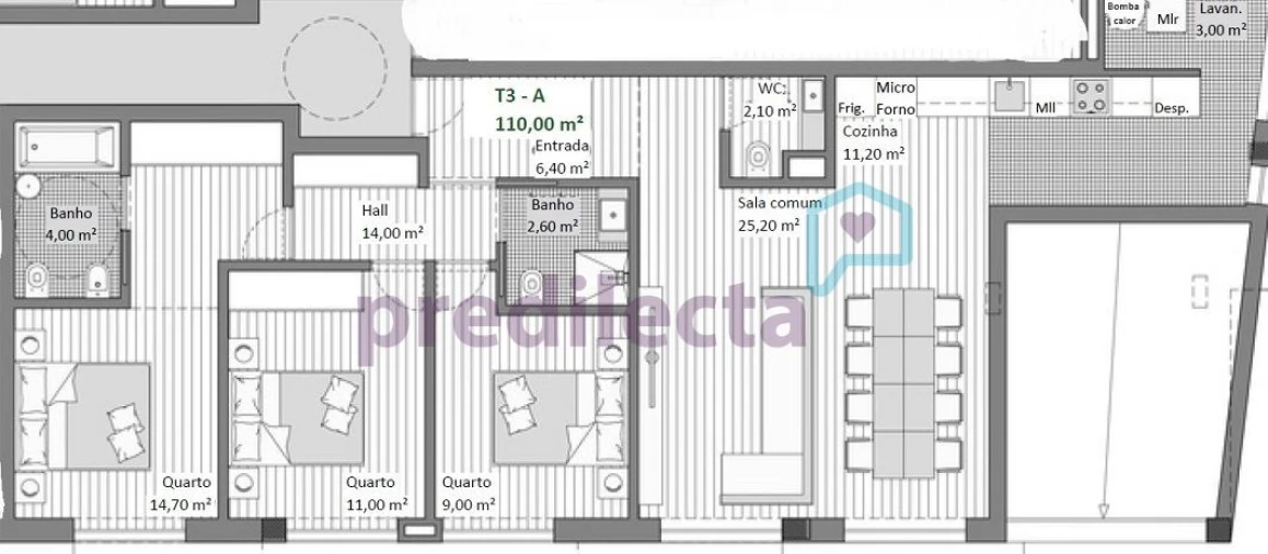 Apartamento T3 para Venda em Rio Tinto Foto 11