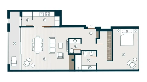 Apartamento T1 para Venda em Santa Marinha e São Pedro da Afurada