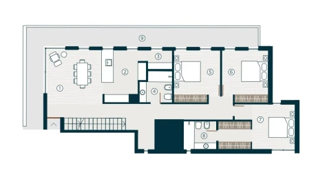 Apartamento T3 para Venda em Santa Marinha e São Pedro da Afurada
