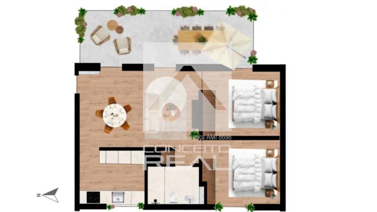 Apartamento T2 para Venda em Campanhã Foto 9