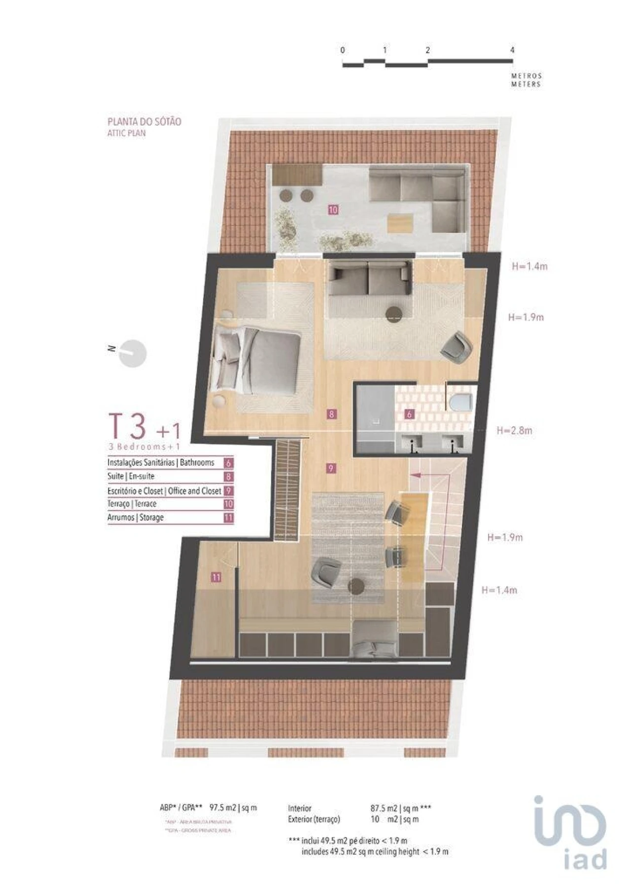 Apartamento T5 para Venda em Santo António Foto 12