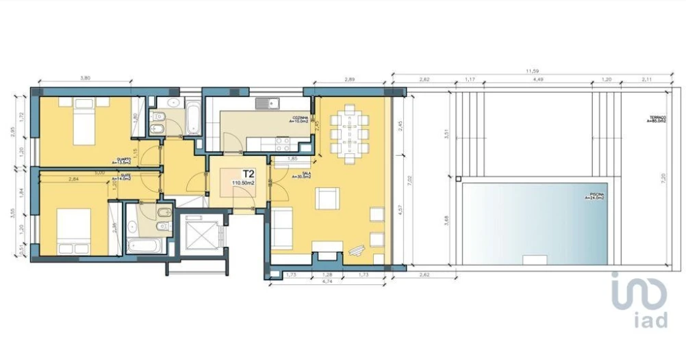 Apartamento T2 para Venda em Olivais Foto 12