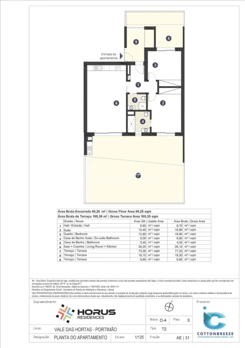 Apartamento T2 para Venda em Portimão