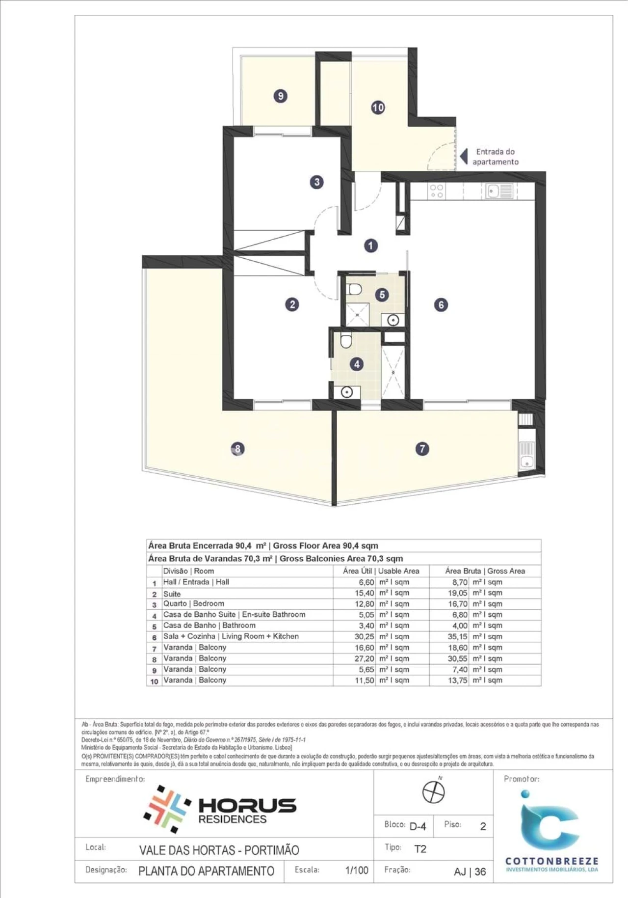 Apartamento T2 para Venda em Portimão Foto 24
