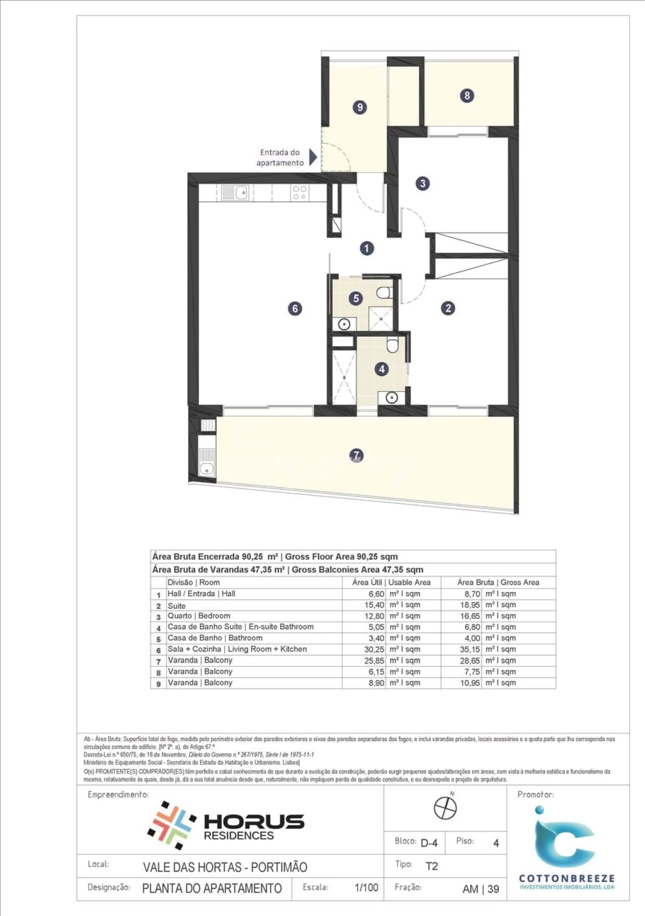 Apartamento T2 para Venda em Portimão Foto 24