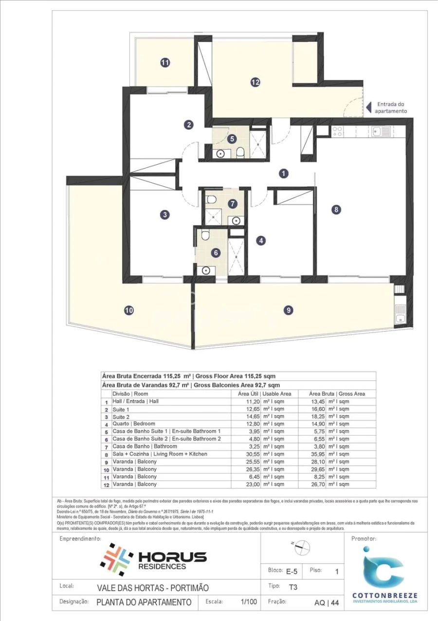 Apartamento T3 para Venda em Portimão Foto 24