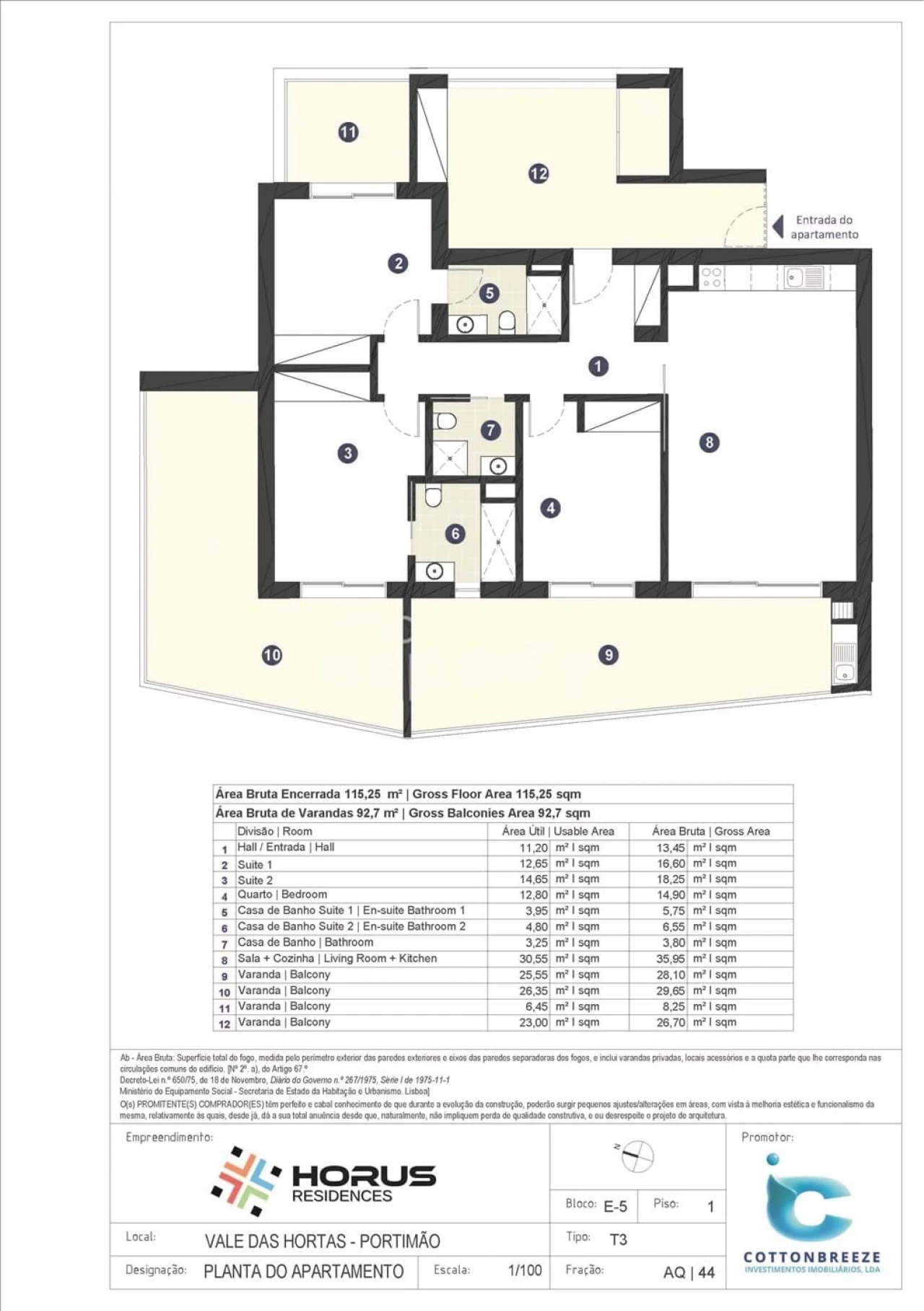 Apartamento T3 para Venda em Portimão Foto 24