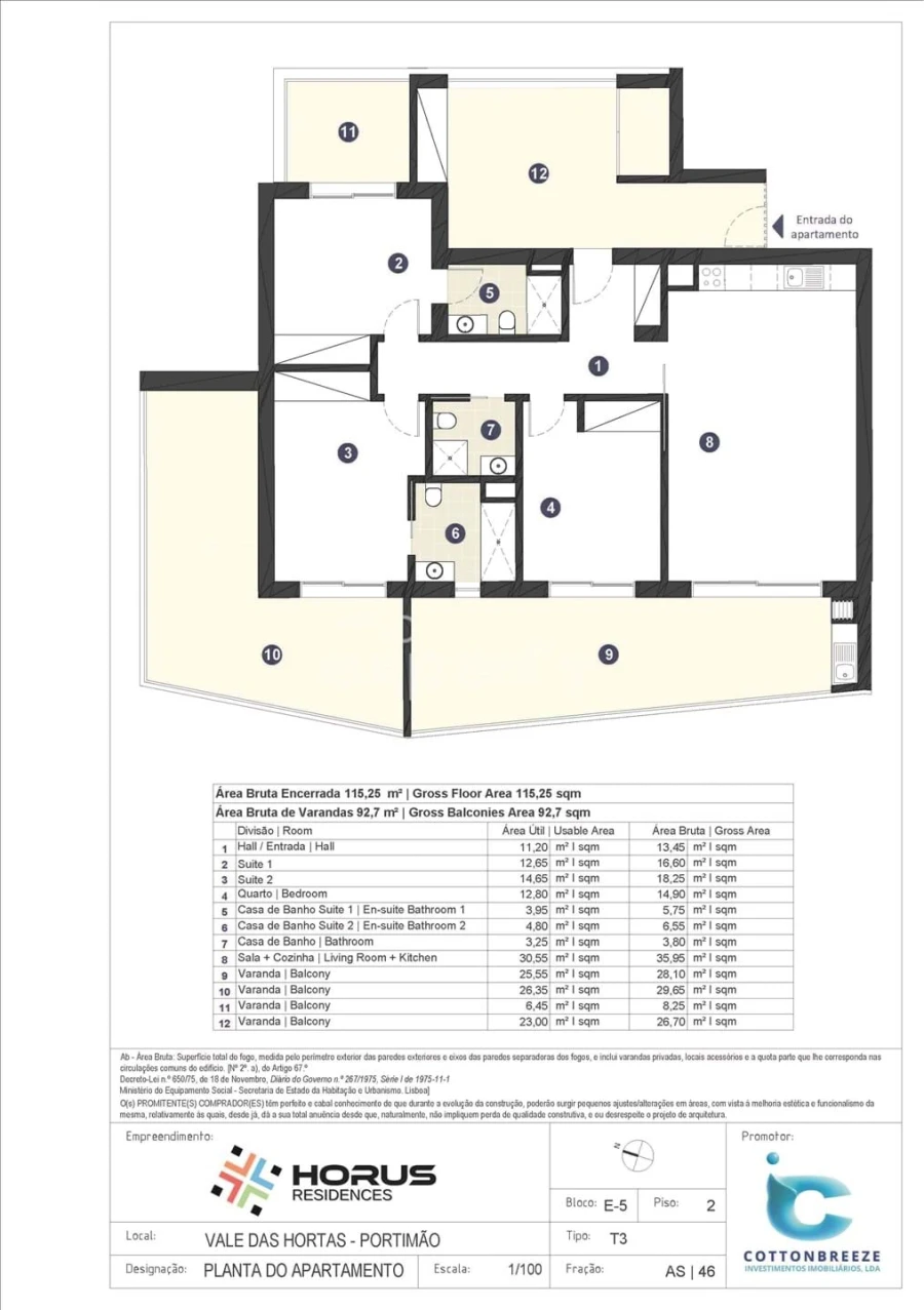 Apartamento T3 para Venda em Portimão Foto 24