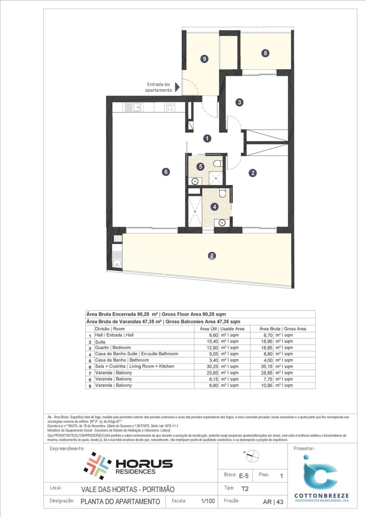 Apartamento T2 para Venda em Portimão Foto 24