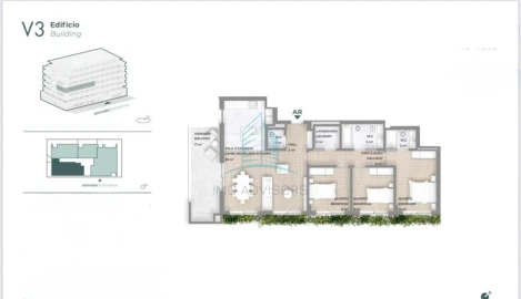 Apartamento T3 para Venda em Cidade da Maia