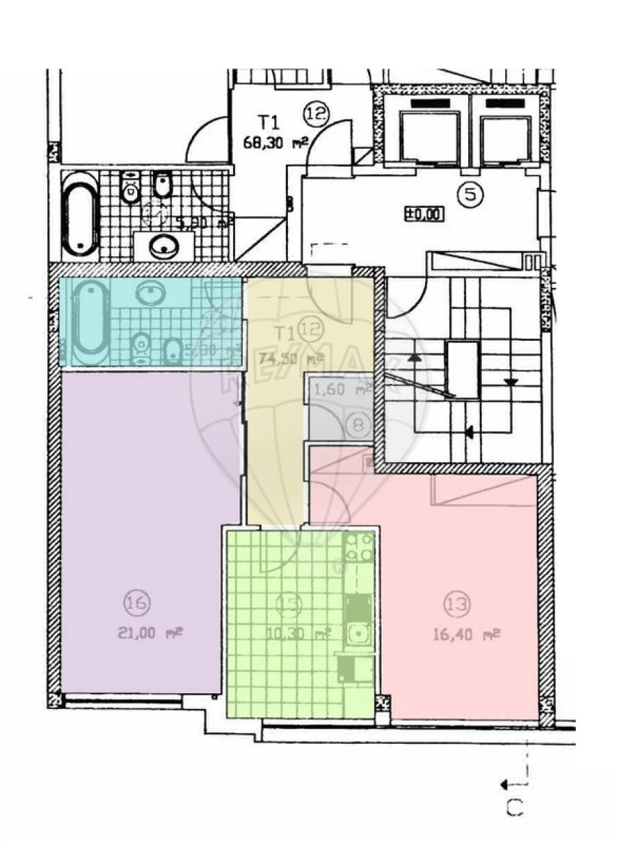 Apartamento T1 para Arrendamento em Aguas Santas Foto 19