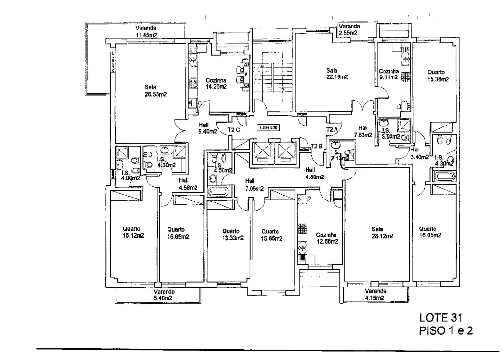Apartamento T2 para Venda em Sande Vila Nova e Sande São Clemente Foto 12