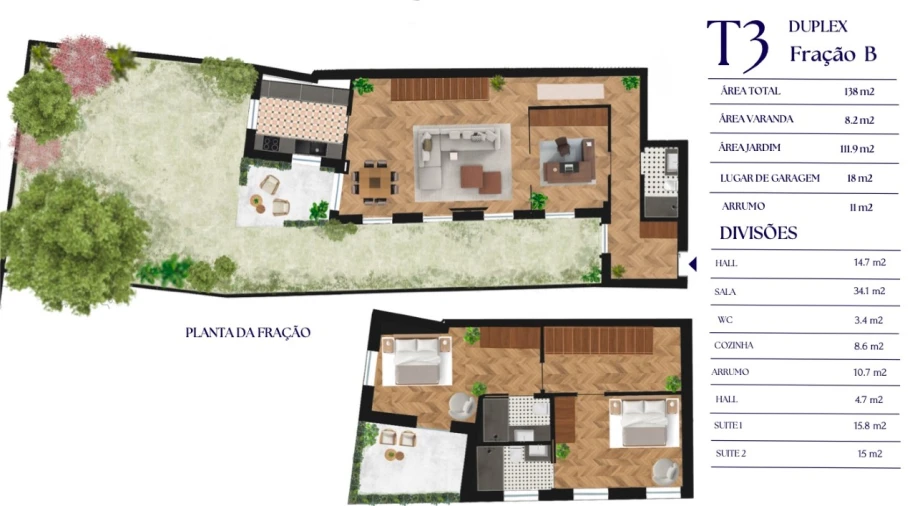 Apartamento T3 para Venda em Cedofeita, Santo Ildefonso, Sé, Miragaia, São Nicolau e Vitória Planta 1