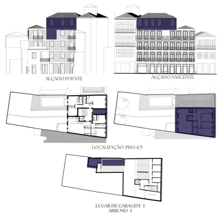 Apartamento T3 para Venda em Cedofeita, Santo Ildefonso, Sé, Miragaia, São Nicolau e Vitória Planta 2