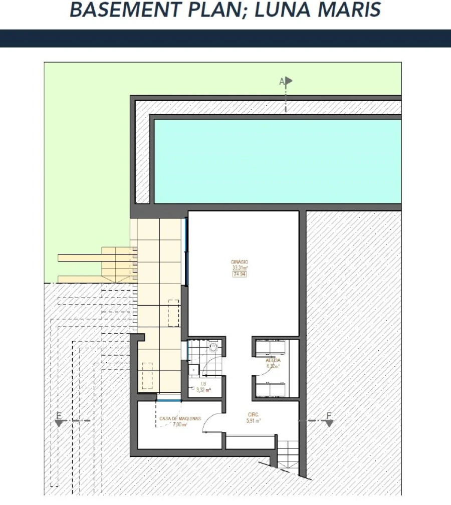 Moradia T3 para Venda em Vau Planta 4
