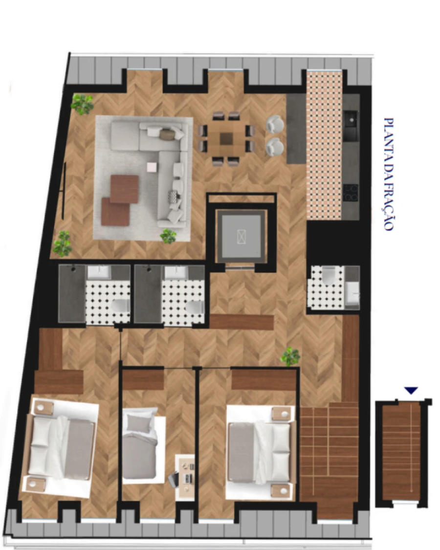 Apartamento T3 para Venda em Cedofeita, Santo Ildefonso, Sé, Miragaia, São Nicolau e Vitória Foto 11