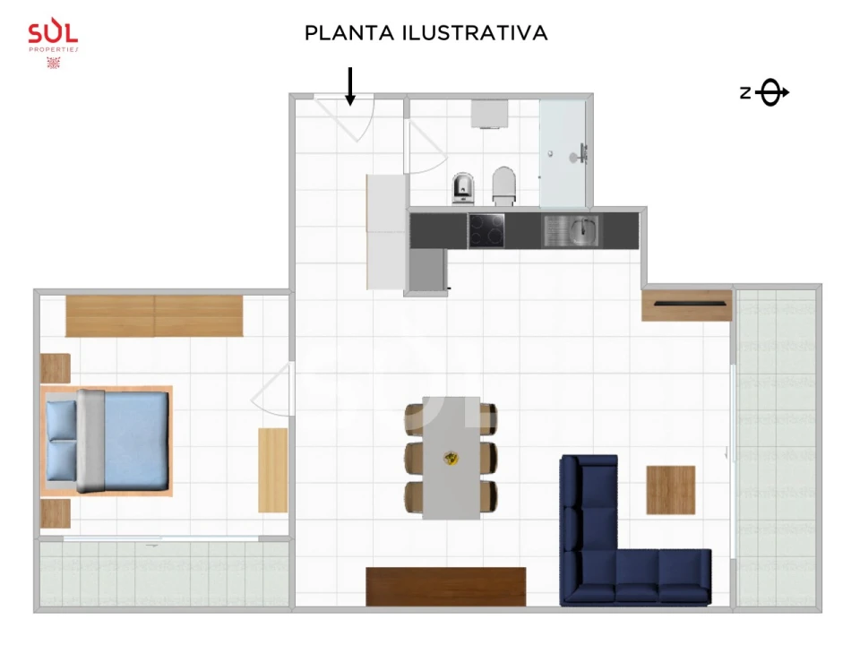 Apartamento T1 para Venda em Portimão Foto 23