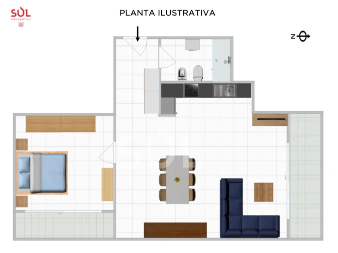 Apartamento T1 para Venda em Portimão Foto 23
