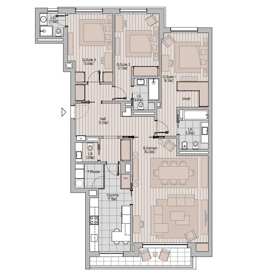 Apartamento T3 para Venda em Avenidas Novas Foto 7