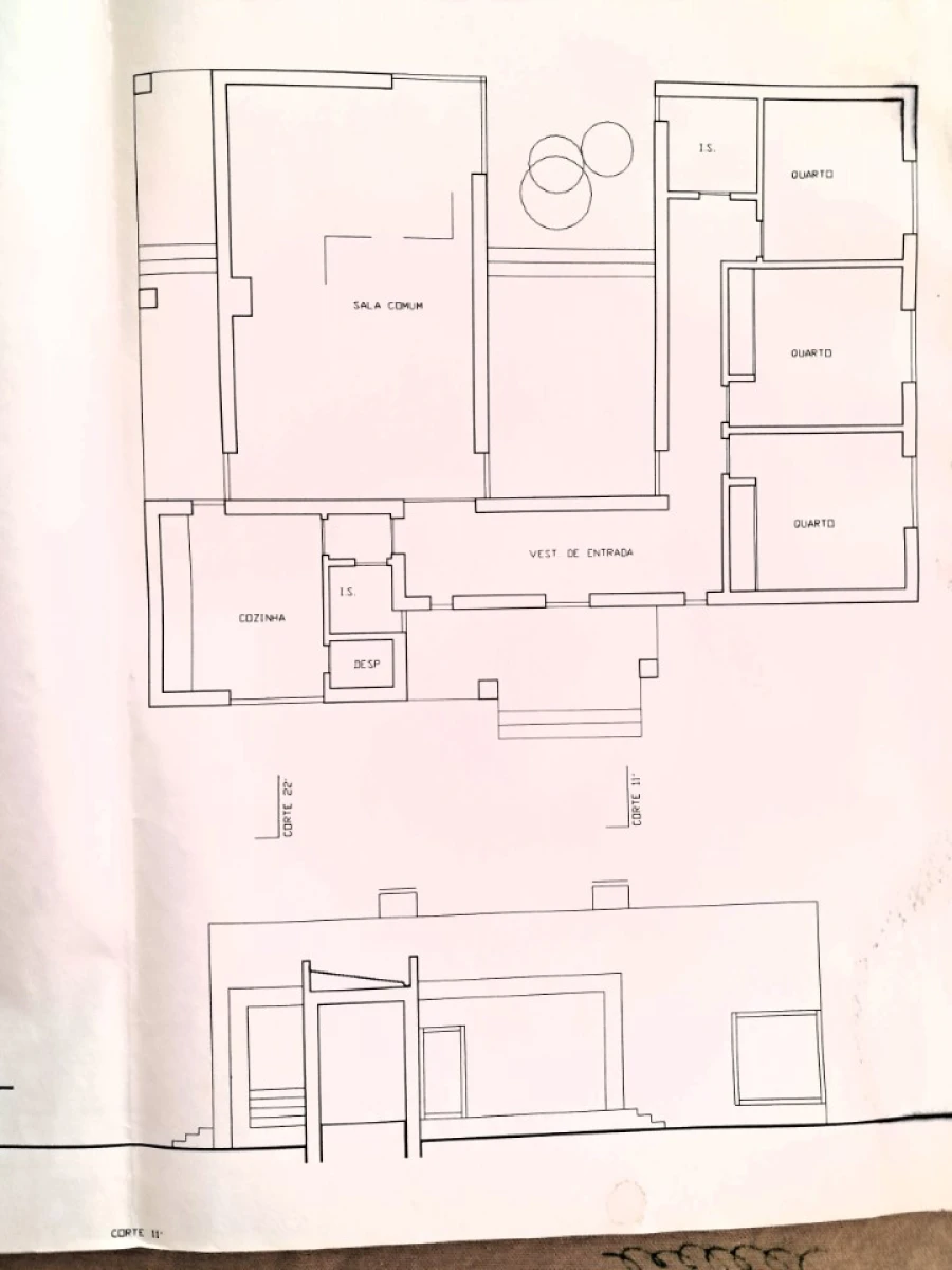 Moradia T3 para Venda em Ega Planta 1