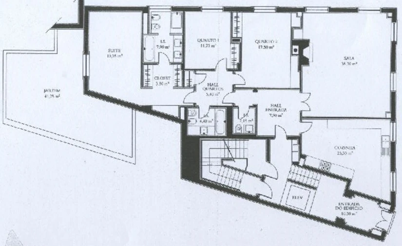 Apartamento T3 para Venda em Alcantara Planta 1