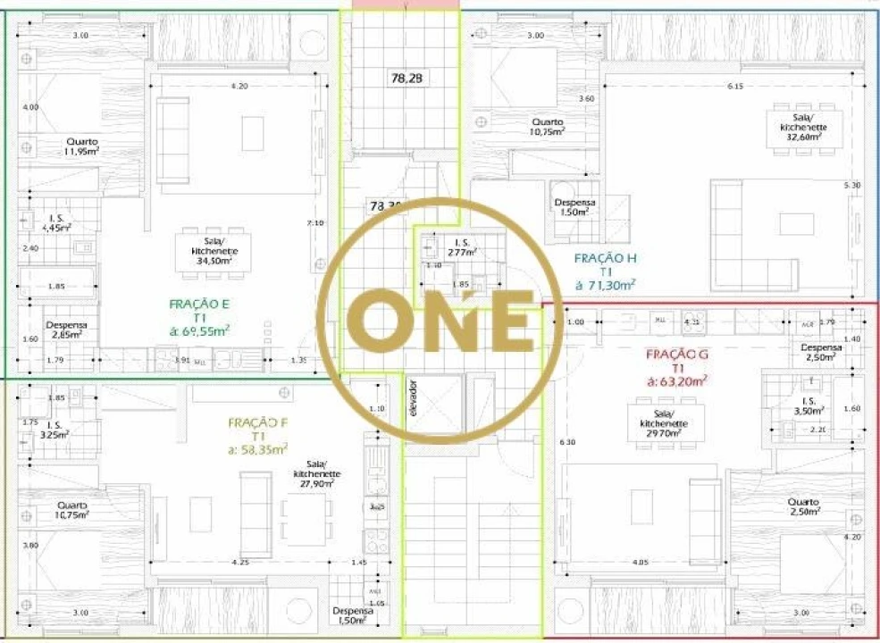 Apartamento T1 para Venda em Vila Nova de Famalicão e Calendário Foto 2