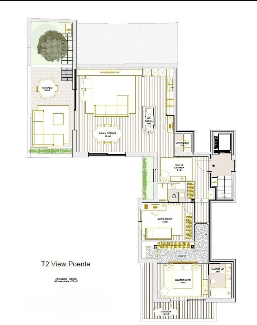 Apartamento T2 para Venda em Lordelo do Ouro e Massarelos Planta 1